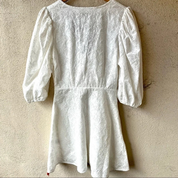 Nicholas the Label Danni Dress Featherington Eyelet White Lace 6 - Picture 9 of 12